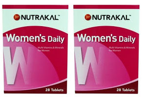 รูปภาพของ NUTRAKAL Women s Daily (นูทราแคล วีเมนส์ เดลี่)Multi-Vitamins And Minerals for Women 28+28cap แพคคู่